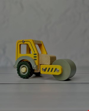ماشین راه سازی چوبی
